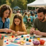 Laboratori creativi durante gli eventi della valle: attività manuali per adulti e bambini che stimolano la fantasia